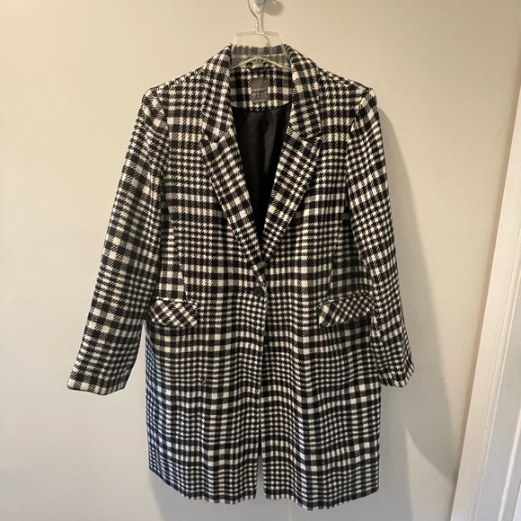 Primark Houndstooth one button coat - Picture 2 of 4